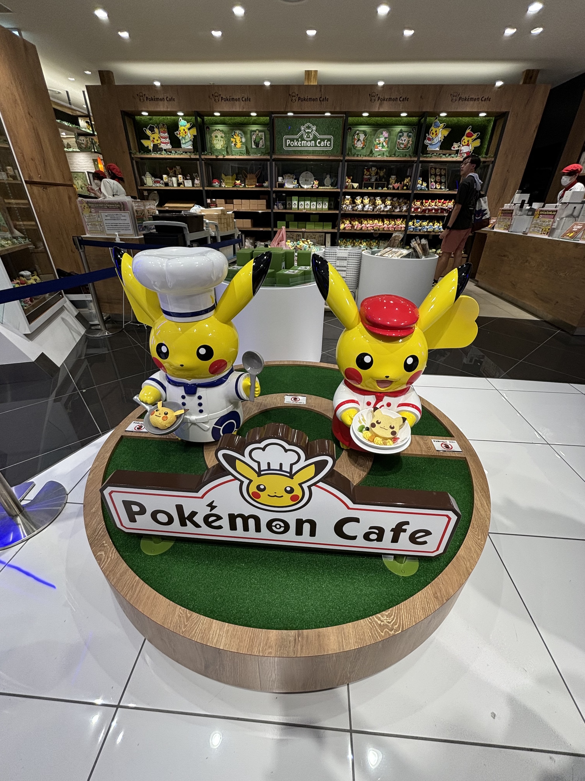 Image of two Pokemon Pikachus on in a chef's hat.