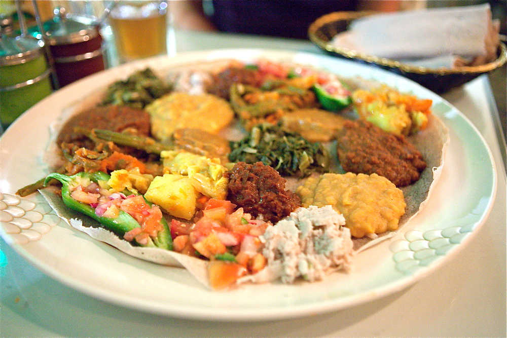 Image of Rahel Ethiopian Vegan Cuisine's Vegan Feast dish."